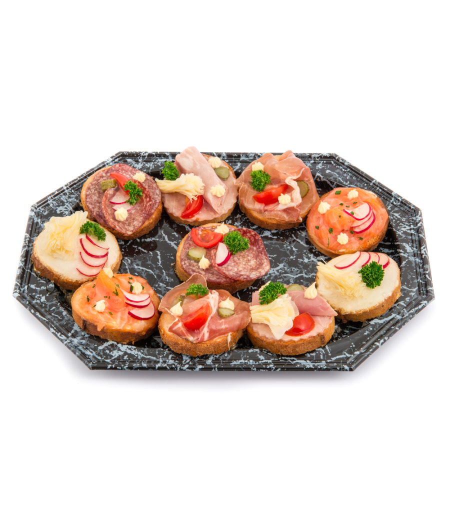 Plateau canapés 25pers (50pièces)